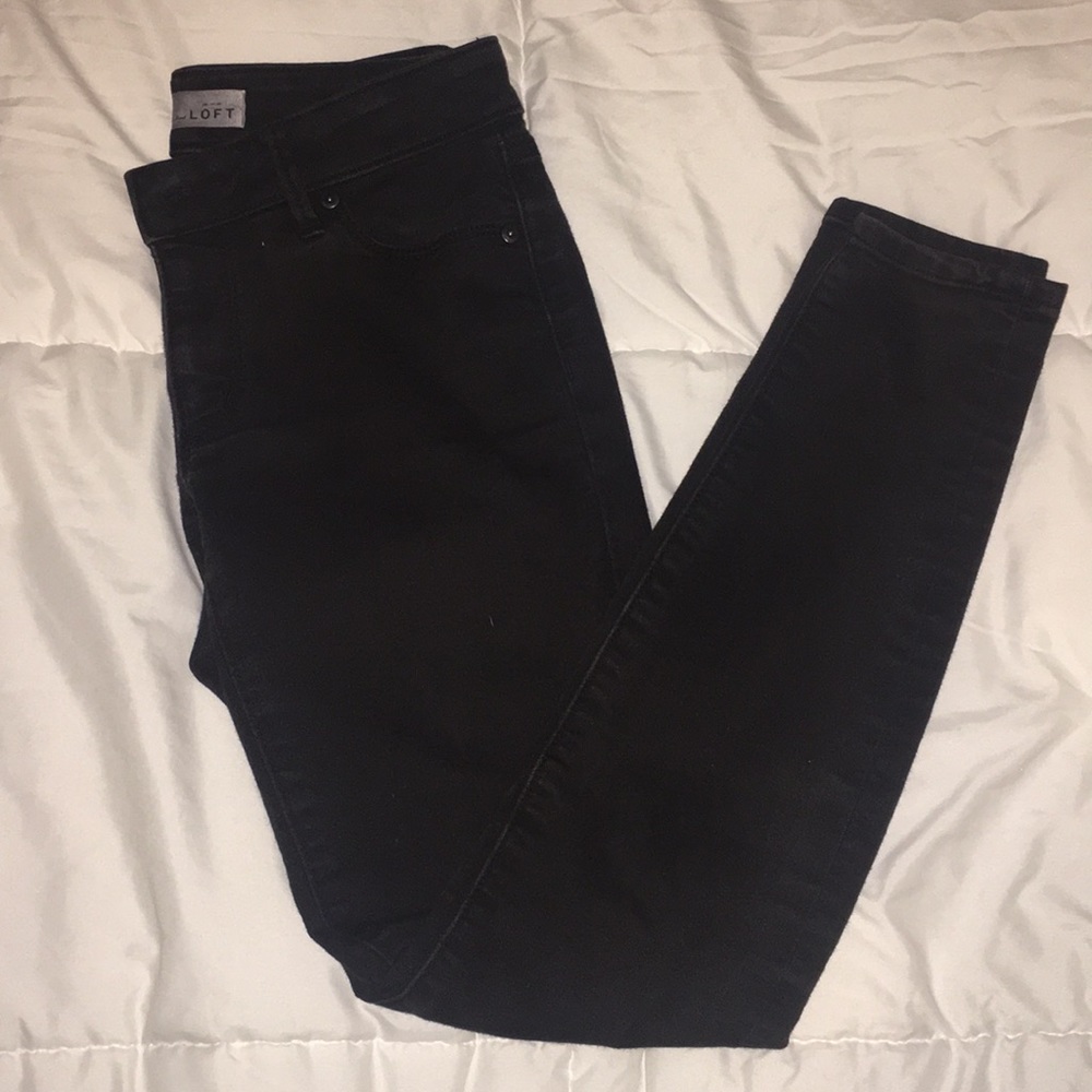 Loft curvy super skinny jeans